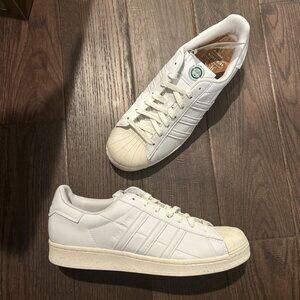 adidas Superstar Sneakers Men's Size 10.5 White/ Green FW2292